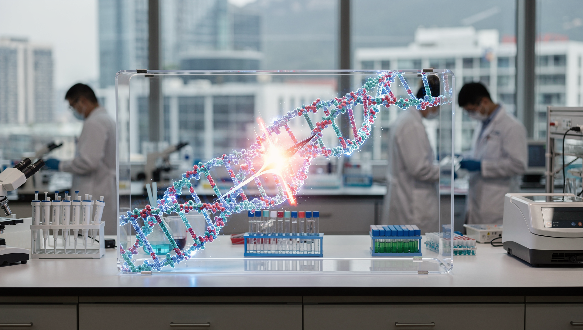 DNA로 RNA 자른다…홍콩과기대, Cas12a 유전자 가위 재설계