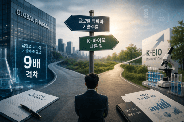 기술수출 9배 격차…K바이오 다른 길로 갔다